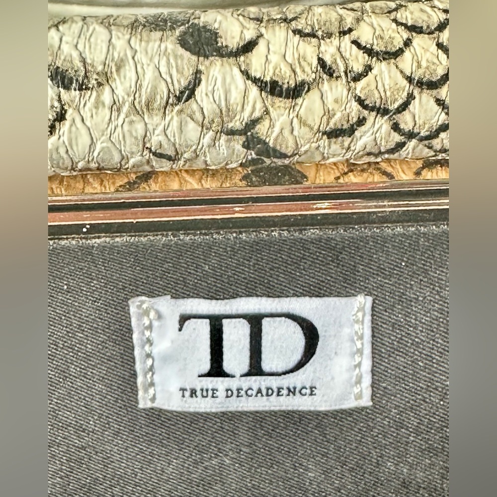 True Decadance Python Clutch - Picture 4 of 7